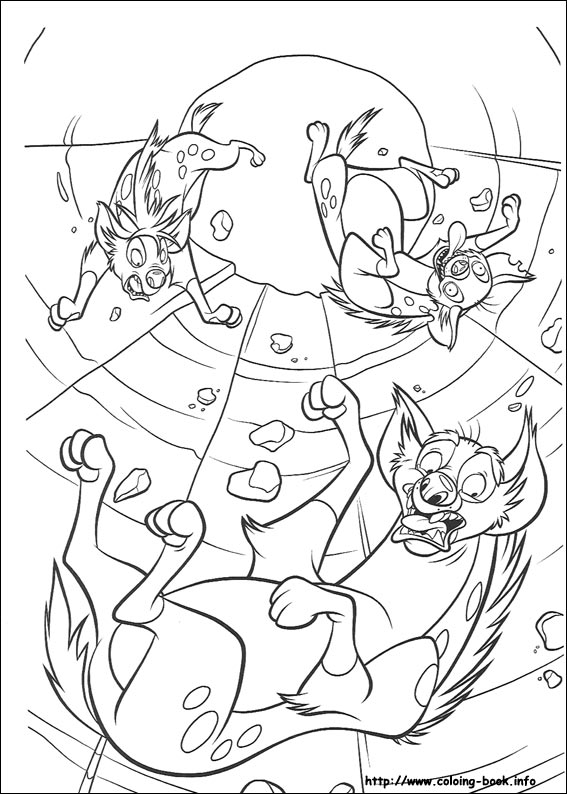 The Lion King coloring picture